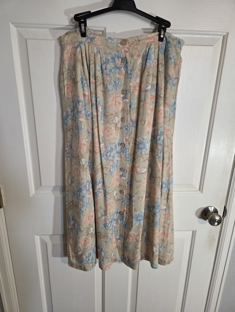 Vintage Napa Valley Floral Maxi Skirt Size 12 🌸